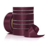 Polyester Double Satin Ribbon Plum