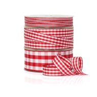 Gingham Ribbon Red