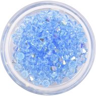 Preciosa Crystal Rondelle Bead - Aquamarine AB (60000-200)