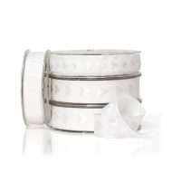 Amore Heart White Ribbon