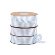 Gingham Ribbon Pavilion Blue