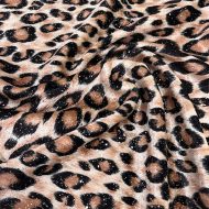 Diva Cheetah Velvet Tan