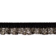 Single Edge Garter Elastic 7791 - Black / Gold