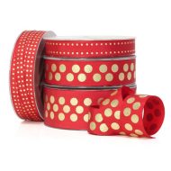 Zoe Florence Spots Ribbon Red/Gold