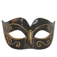 Black/Gold Masquerade Mask