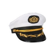 White Captain's Hat