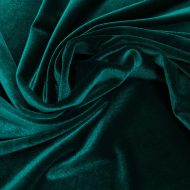 Lush Stretch Velvet - Bottle Green