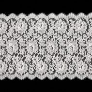 Wide Chantilly Lace trimming -518 - White