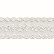 Embroidery Lace Trimming 56949 - Ivory