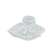 Flower Hat Guipure lace motif 42567 - White