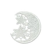 Moon and Stars Guipure lace motif 42590 - White
